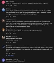 Fans reacting to the streamer's take 2/2 (Image via OfflineTV & Friends Fans/YouTube)
